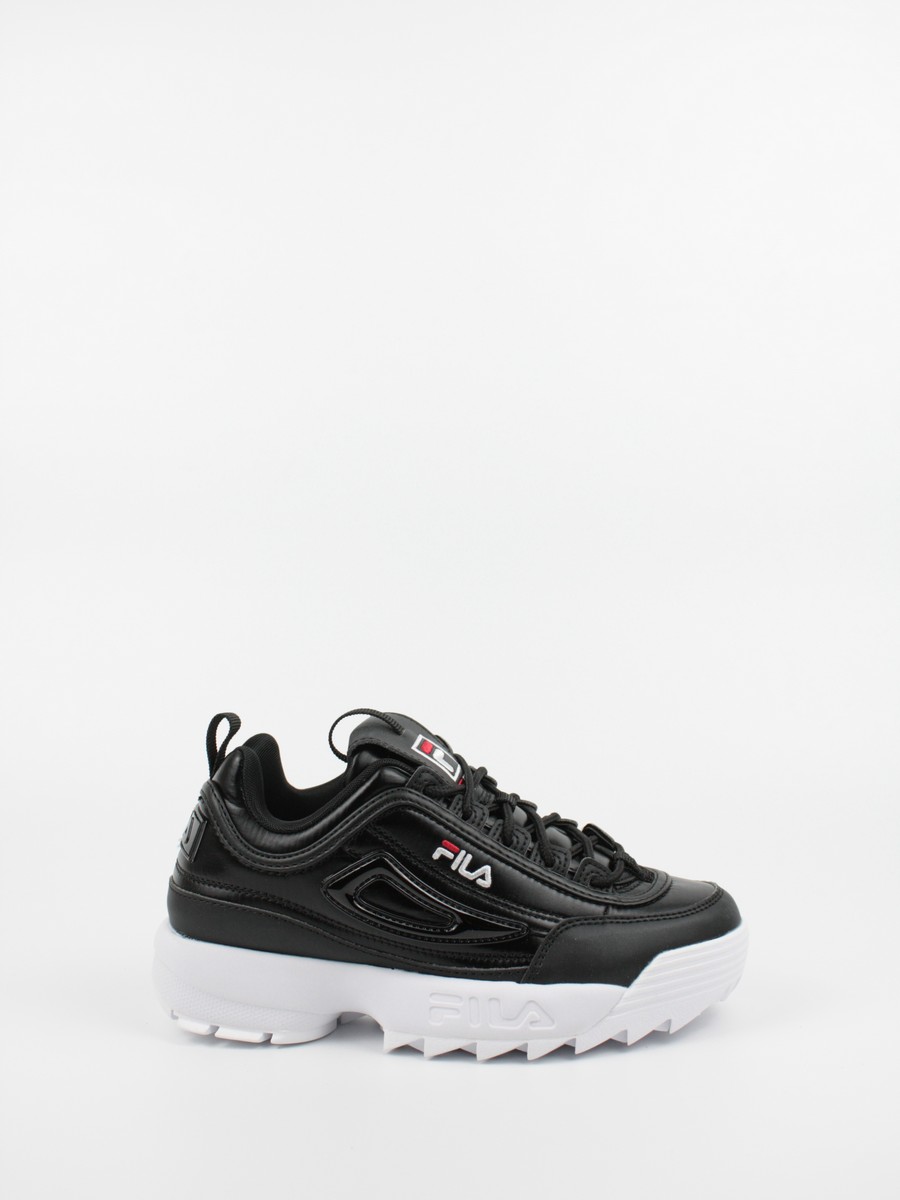 Women Sneaker Fila Disruptor N LOW 1011020 Black Eco Leather