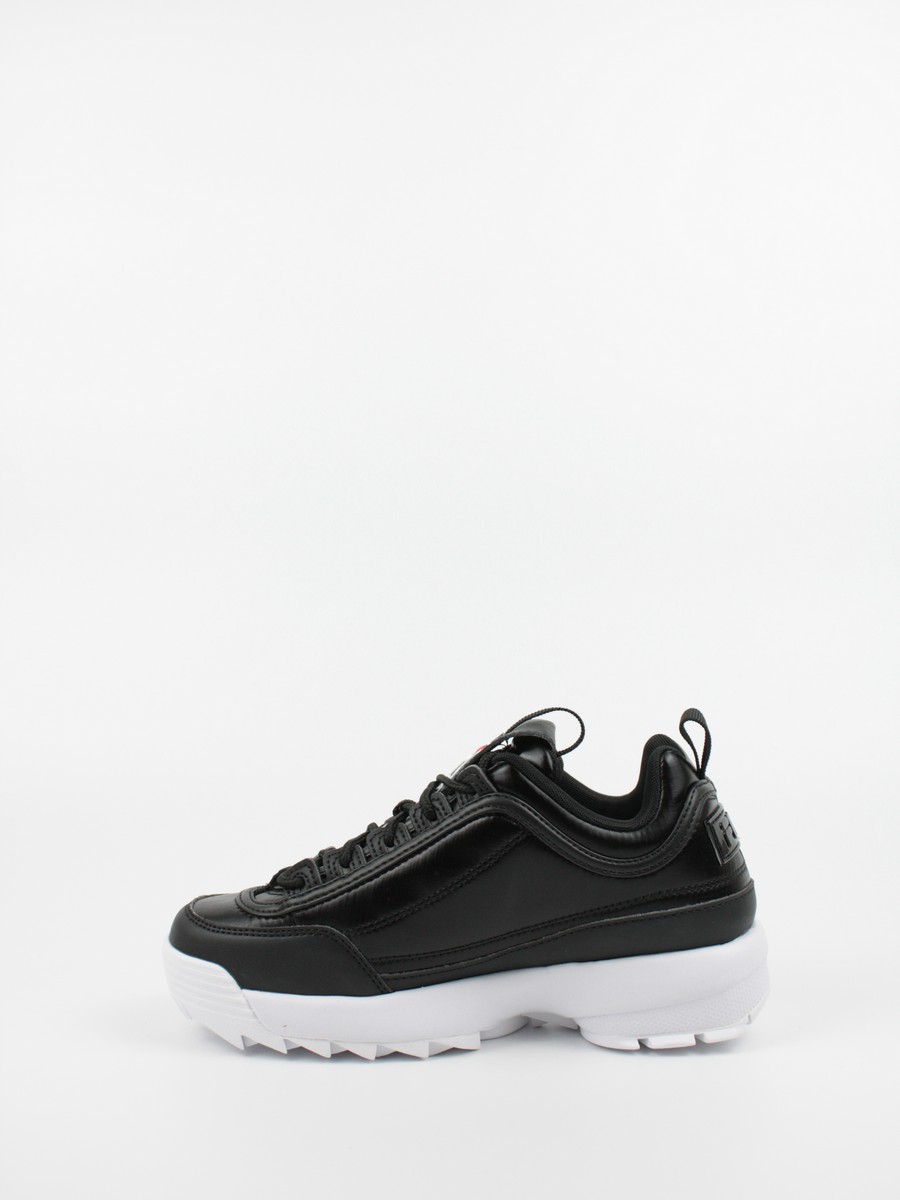 Women Sneaker Fila Disruptor N LOW 1011020 Black Eco Leather