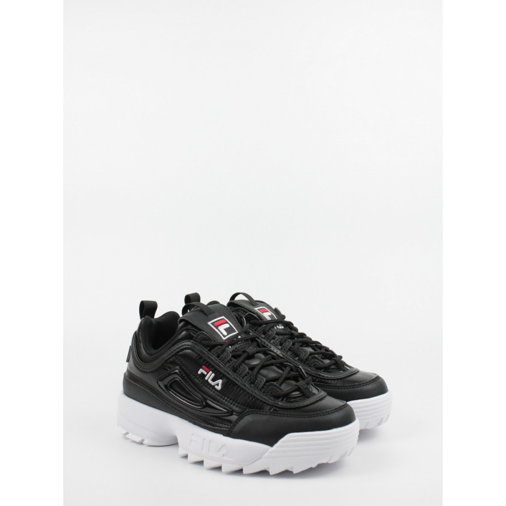 Women Sneaker Fila Disruptor N LOW 1011020 Black Eco Leather