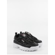 Women Sneaker Fila Disruptor N LOW 1011020 Black Eco Leather