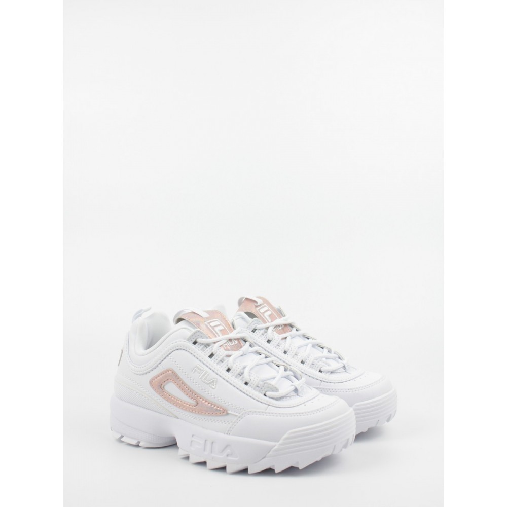 Γυναικείο Sneaker Fila Disruptor F WNS 1011236 Ασπρο Eco Leather