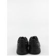 Men Casual Geox Damiano D U16AND Black Leather-Synthetic