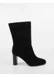 Women boot 3/4 Clarks Karamo Mid 26161551 Black Suede