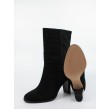 Women boot 3/4 Clarks Karamo Mid 26161551 Black Suede