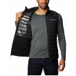MEN\'S VEST COLUMBIA POWDER LITE VEST WO0847-010 BLACK FABRIC MEN\'S VEST COLUMBIA POWDER LITE VEST WO0847-010 BLACK FABRIC