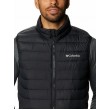 MEN\'S VEST COLUMBIA POWDER LITE VEST WO0847-010 BLACK FABRIC MEN\'S VEST COLUMBIA POWDER LITE VEST WO0847-010 BLACK FABRIC