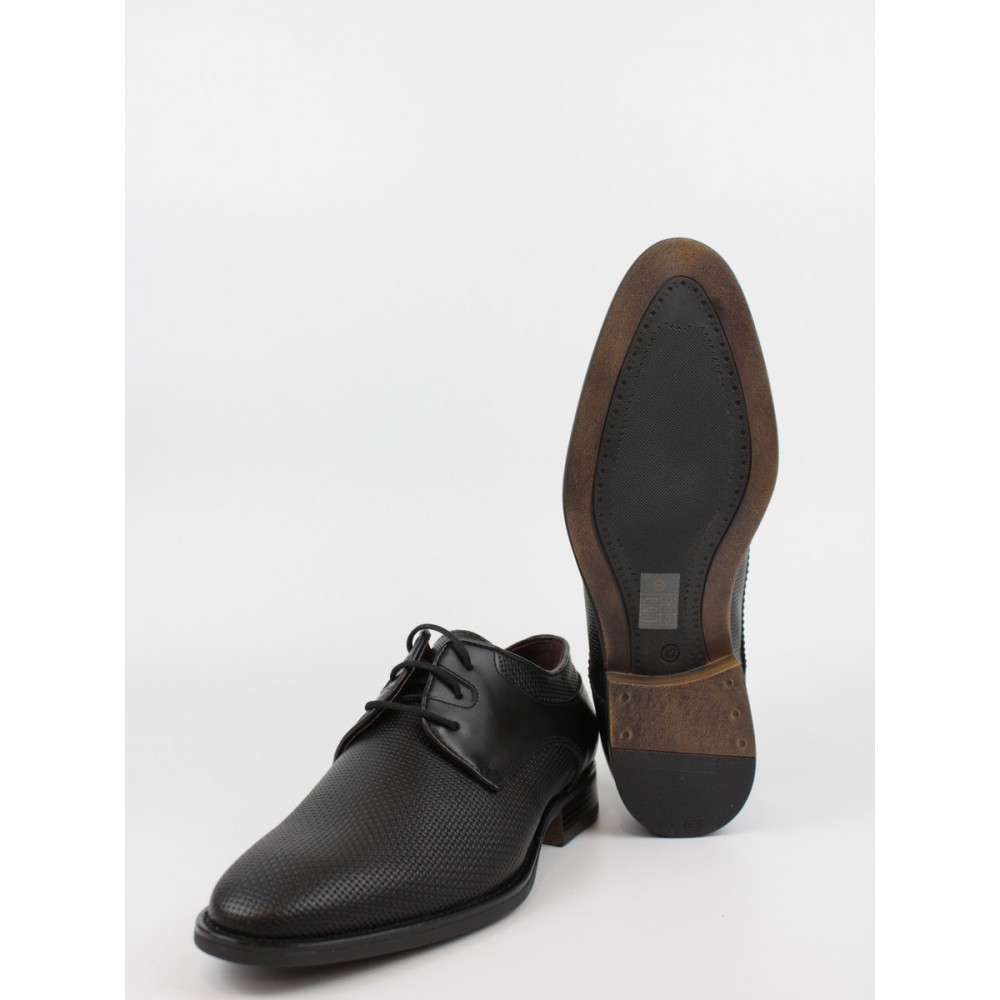 Men Oxford Softies 8107-6110/1040 BlackLeather