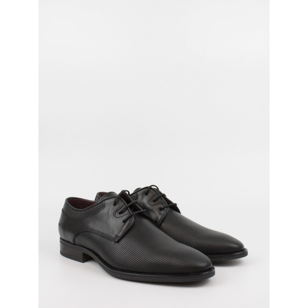 Men Oxford Softies 8107-6110/1040 BlackLeather