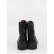 Women Bootie Softies 7286-1028 Black Leather