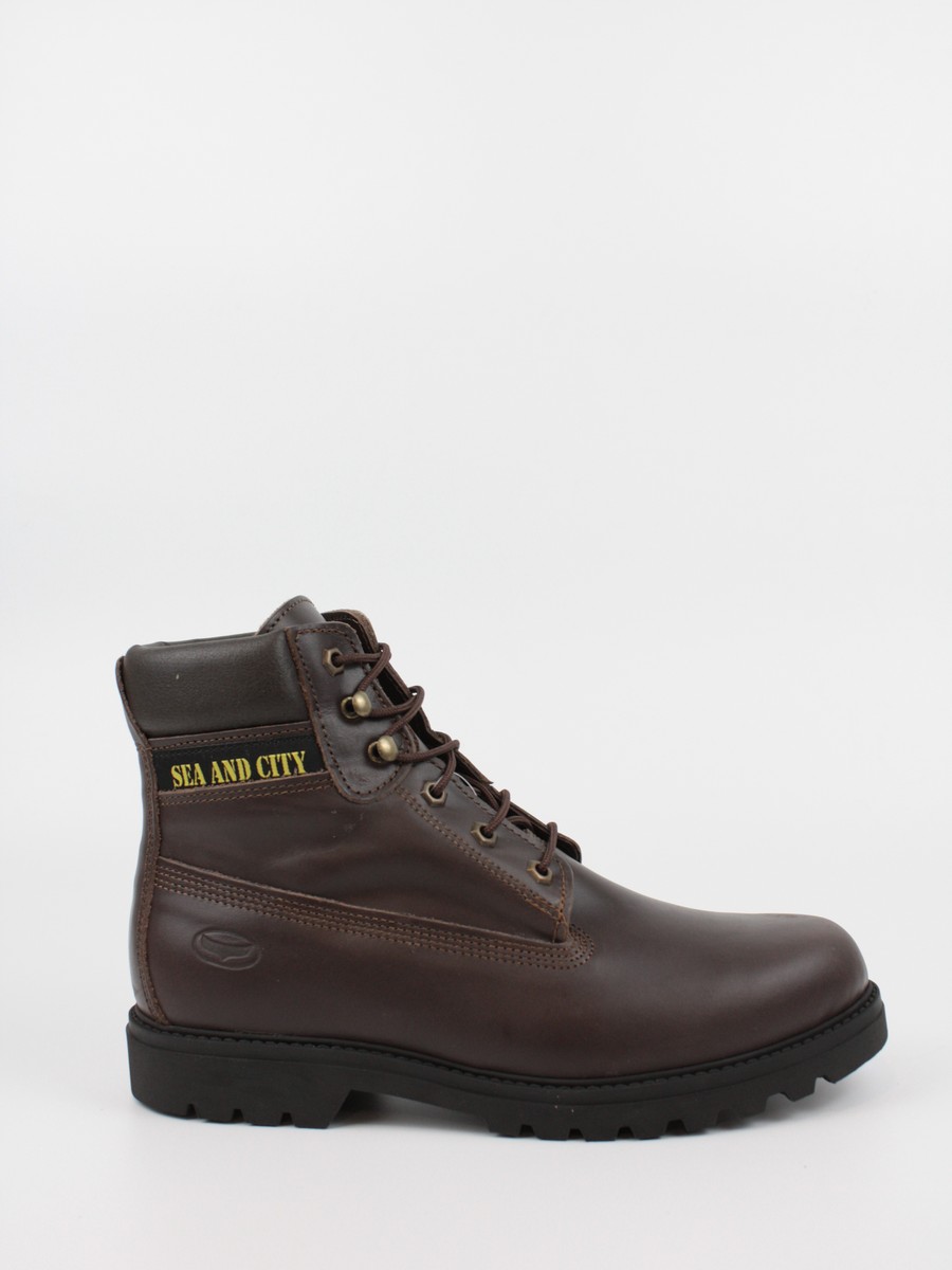 Men Βοοτ Sea And City C30 Montana Brown Leather