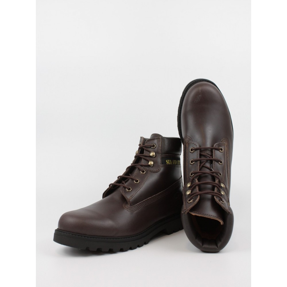 Men Βοοτ Sea And City C30 Montana Brown Leather