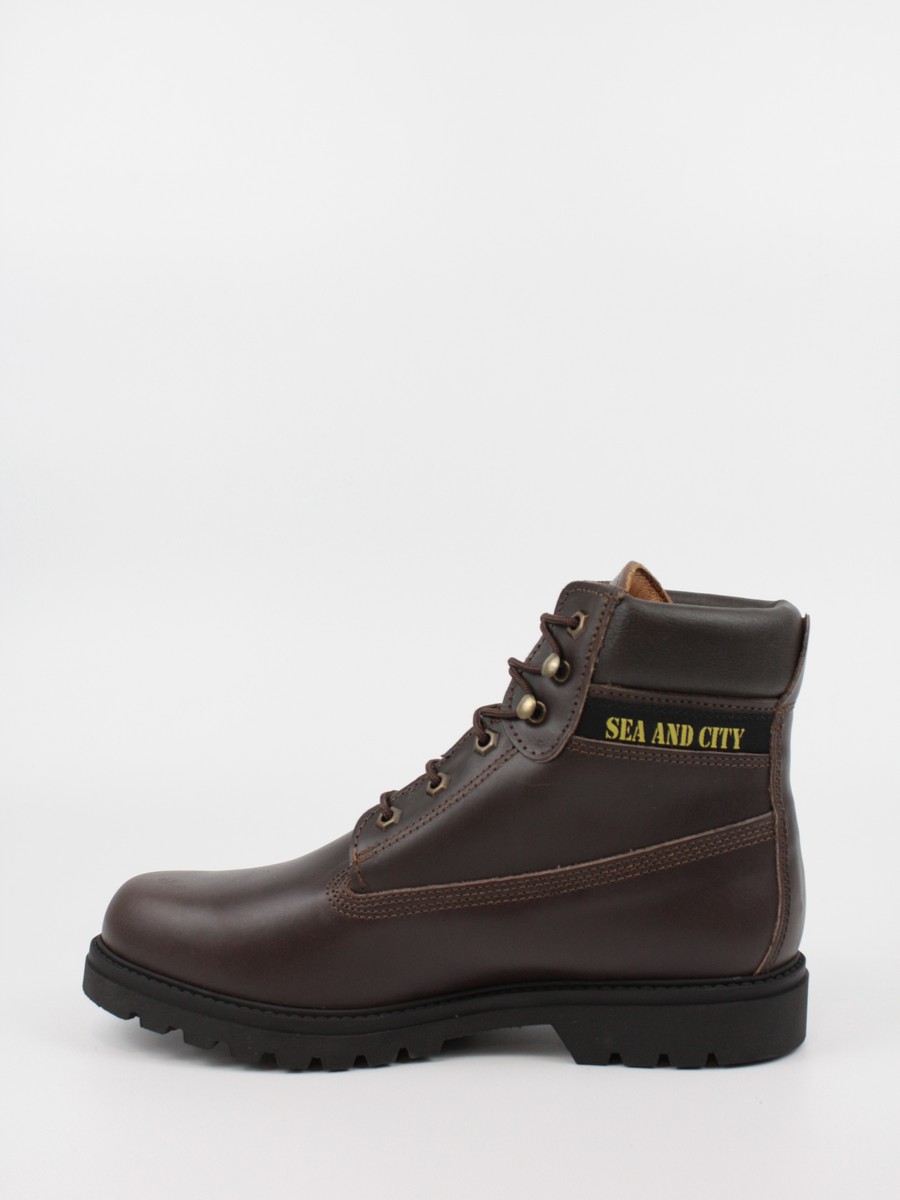 Men Βοοτ Sea And City C30 Montana Brown Leather