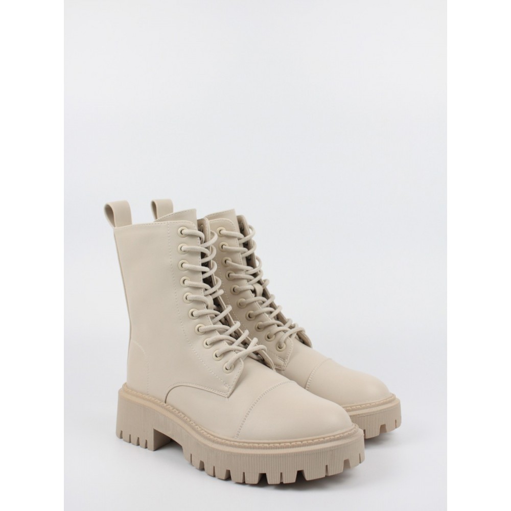 Women Boot Exe N334Y095 Biege Synthetic