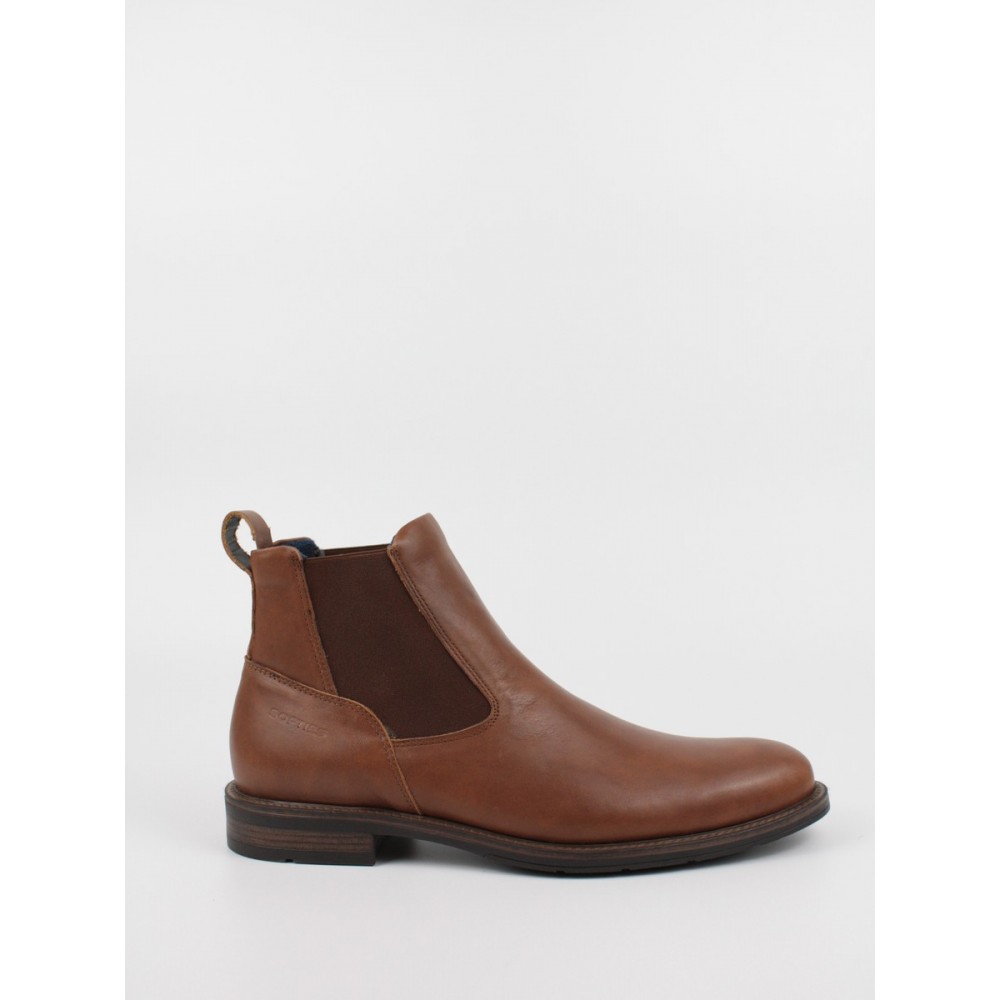 Men Chelsea Boot Softies 6172-1228 Brown Leather