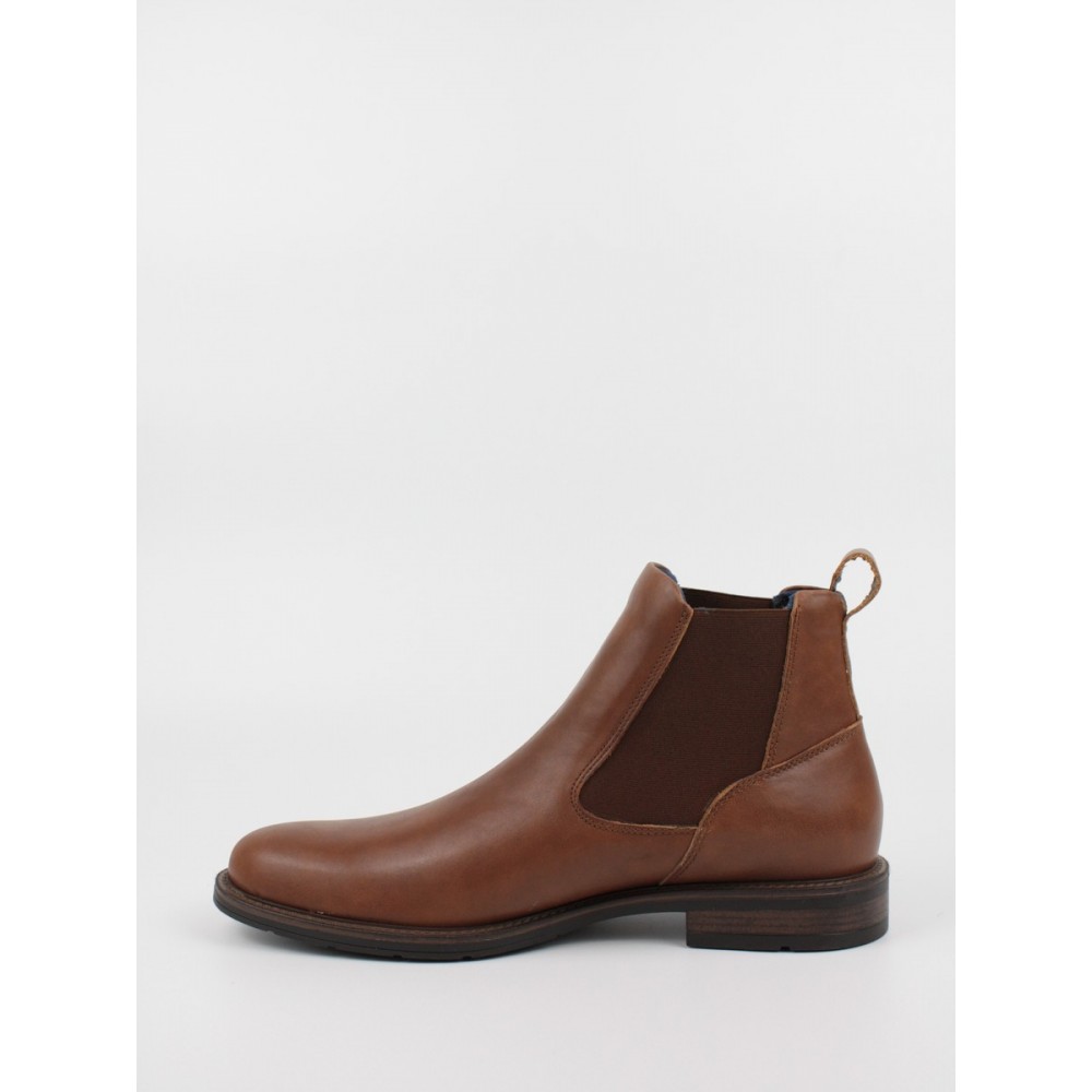 Men Chelsea Boot Softies 6172-1228 Brown Leather