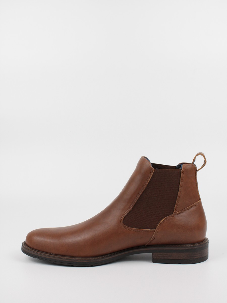 Men Chelsea Boot Softies 6172-1228 Brown Leather