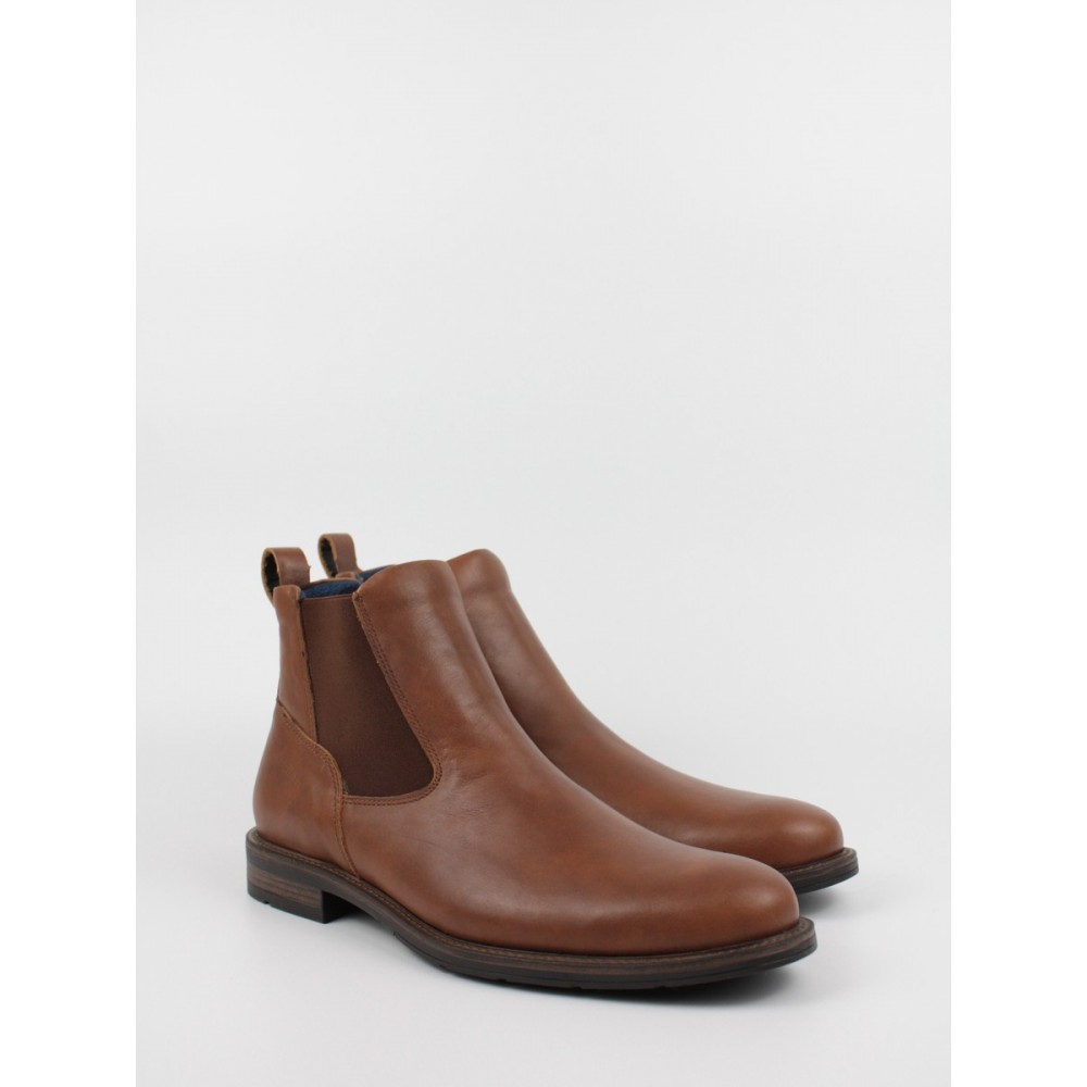 Men Chelsea Boot Softies 6172-1228 Brown Leather