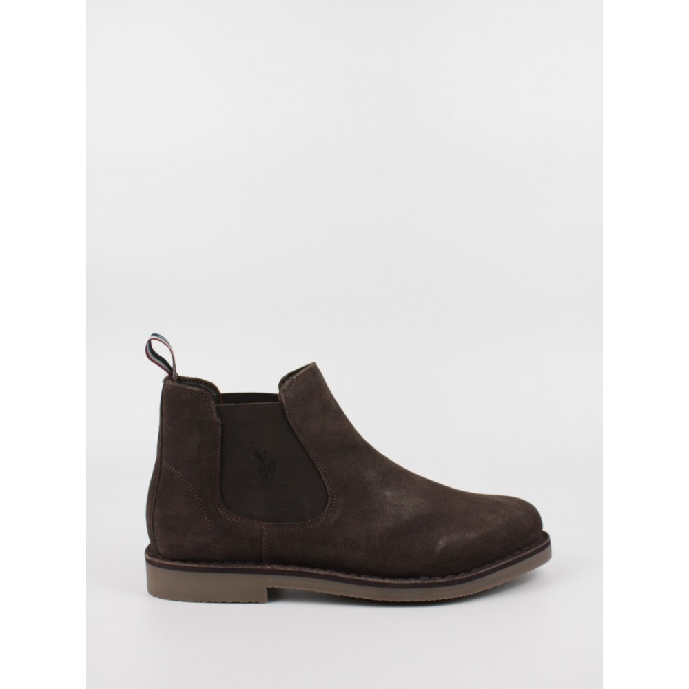 Men Chelsea Boot Us Polo Assn Must001-Dbr001 Brown Castor