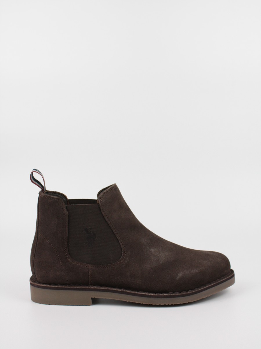 Men Chelsea Boot Us Polo Assn Must001-Dbr001 Brown Castor