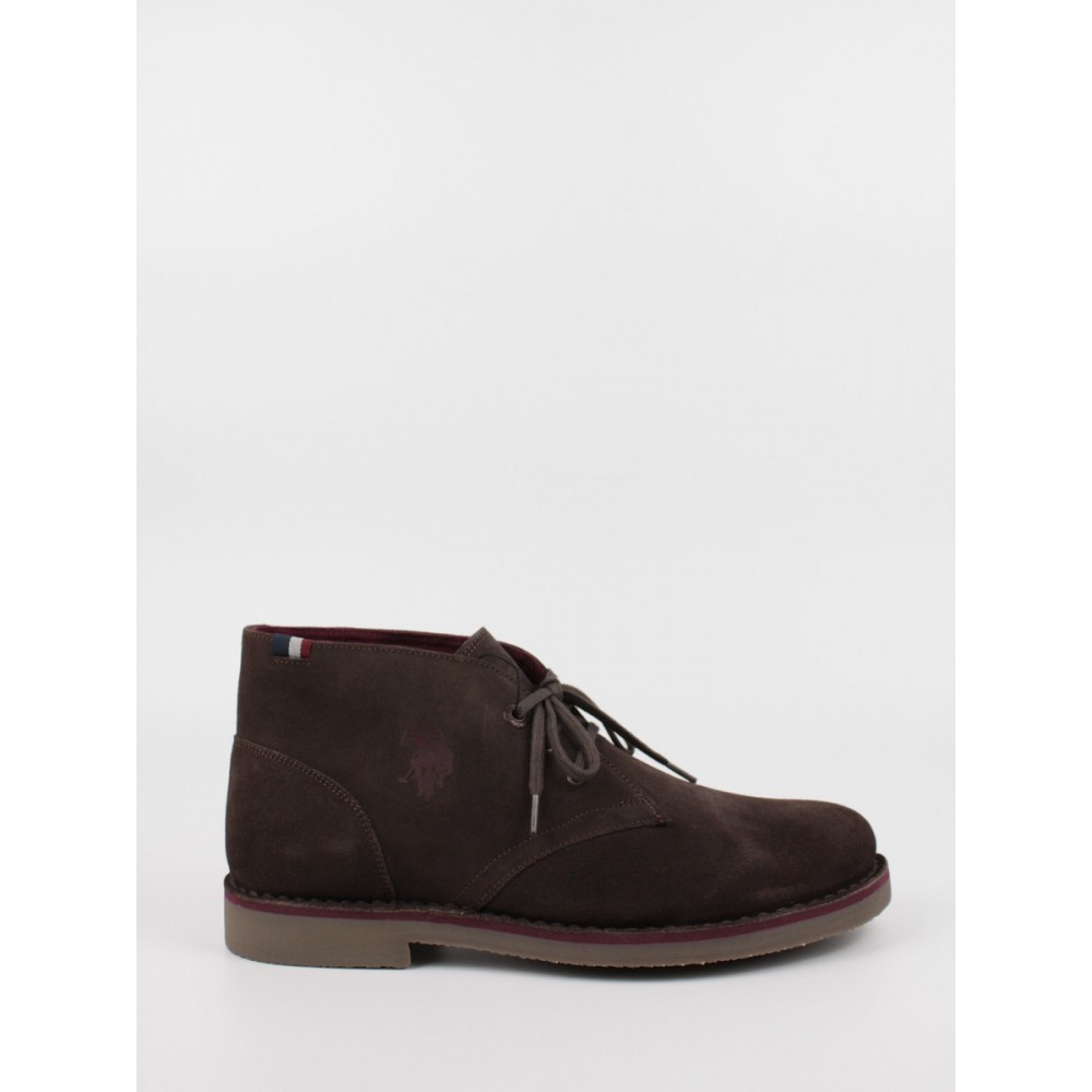 Men Desert Boot Us Polo Assn Must002-Dbr001 Brown Castor Men Desert Boot Us Polo Assn Must002-Dbr001 Brown Castor