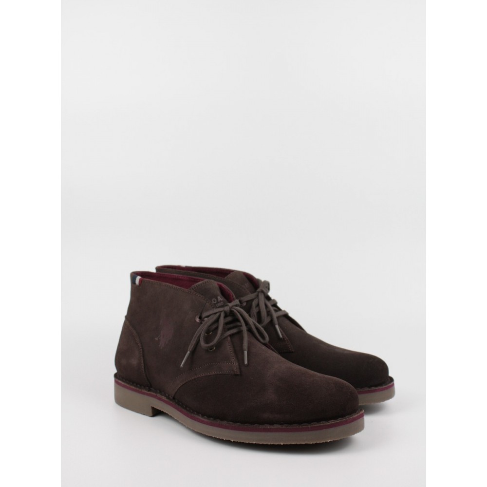 Men Desert Boot Us Polo Assn Must002-Dbr001 Brown Castor Men Desert Boot Us Polo Assn Must002-Dbr001 Brown Castor