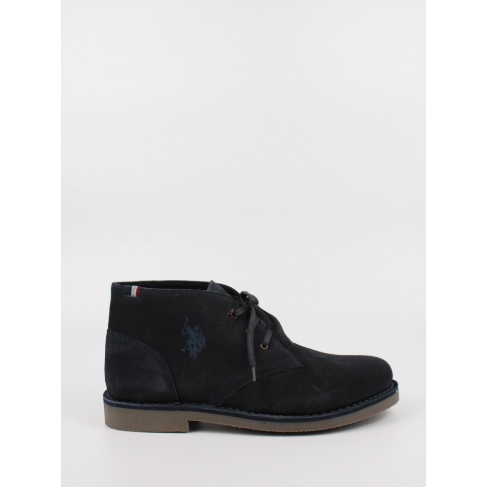 Men Desert Boot Us Polo Assn Must002-Dbl002 Blue Castor Men Desert Boot Us Polo Assn Must002-Dbl002 Blue Castor