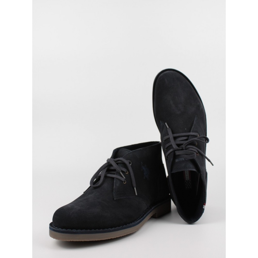 Men Desert Boot Us Polo Assn Must002-Dbl002 Blue Castor Men Desert Boot Us Polo Assn Must002-Dbl002 Blue Castor