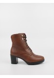 Women Bootie Softies 7290-1228 Brown Leather
