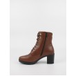 Women Bootie Softies 7290-1228 Brown Leather