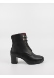 Women Bootie Softies 7290-1004 Black Leather