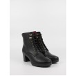 Women Bootie Softies 7290-1004 Black Leather