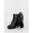 Women Bootie Softies 7290-1004 Black Leather