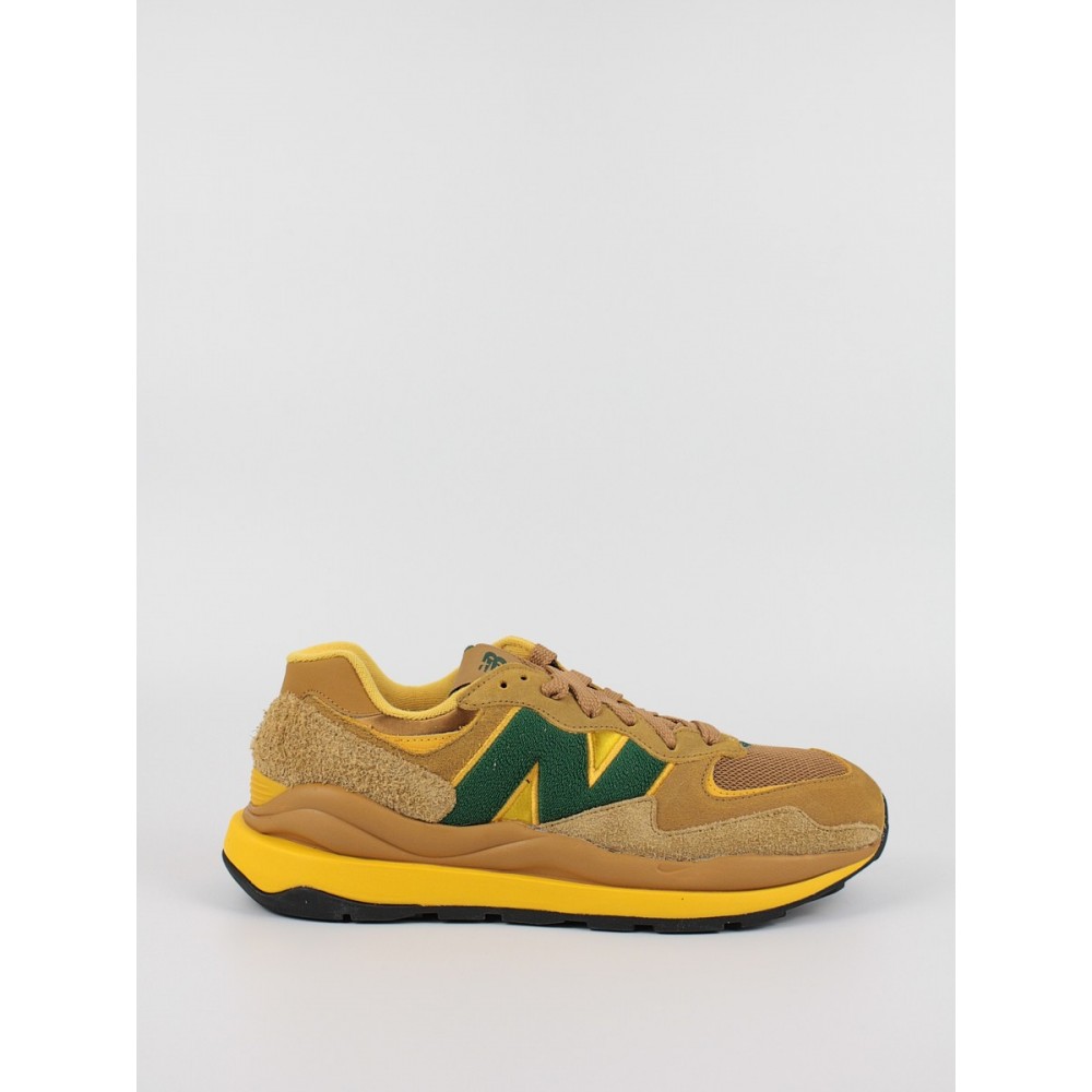 Men Sneaker New Balance M5740WT1 Yellow Leather-Textile