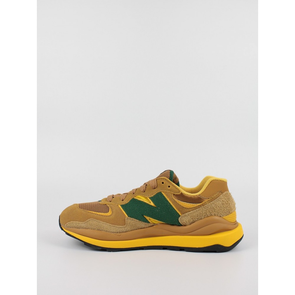 Men Sneaker New Balance M5740WT1 Yellow Leather-Textile