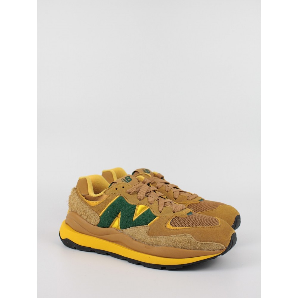 Men Sneaker New Balance M5740WT1 Yellow Leather-Textile