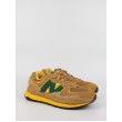 Men Sneaker New Balance M5740WT1 Yellow Leather-Textile