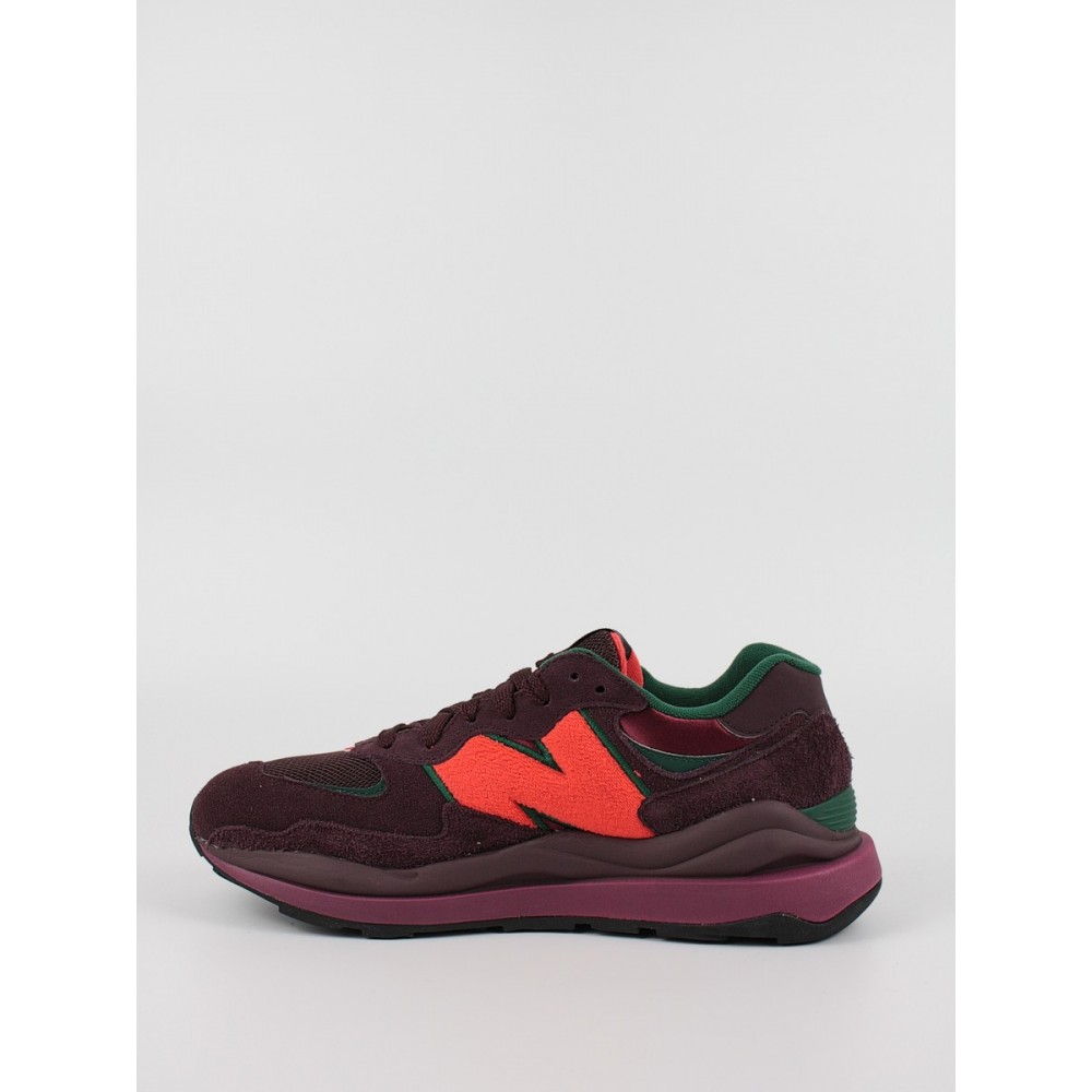 Ανδρικά Sneaker New Balance M5740WA1 Μπορντό Δέρμα-Υφασμα