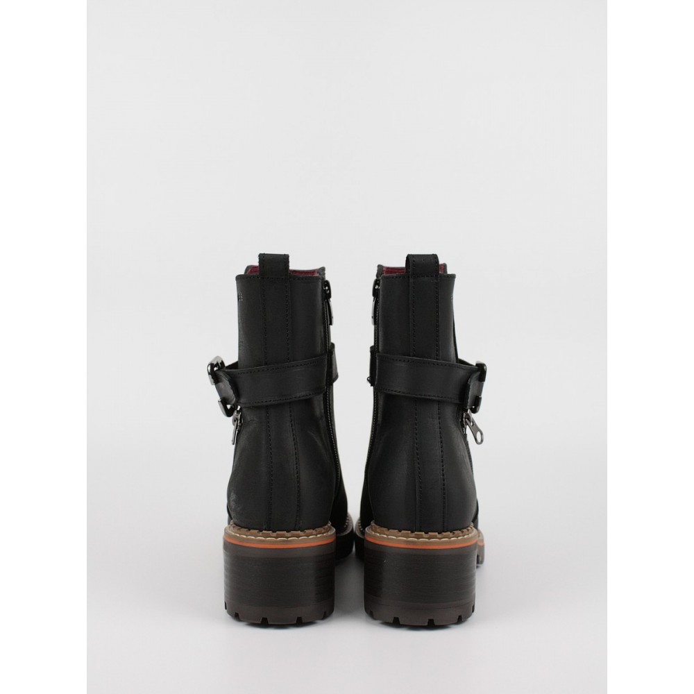 Γυναικείο Μποτάκι Softies 7297-1055 Μαύρο Δέρμα Γυναικείο Μποτάκι Softies 7297-1055 Μαύρο Δέρμα