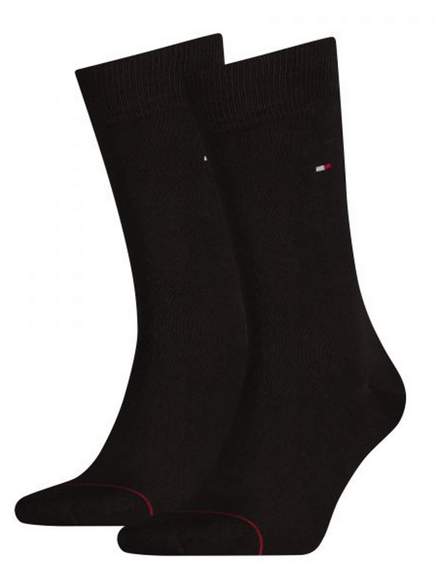 Ανδρικές Κάλτσες Tommy Hilfiger TH Men 371111-200 Μαύρο Σετ 2 Ζεύγη