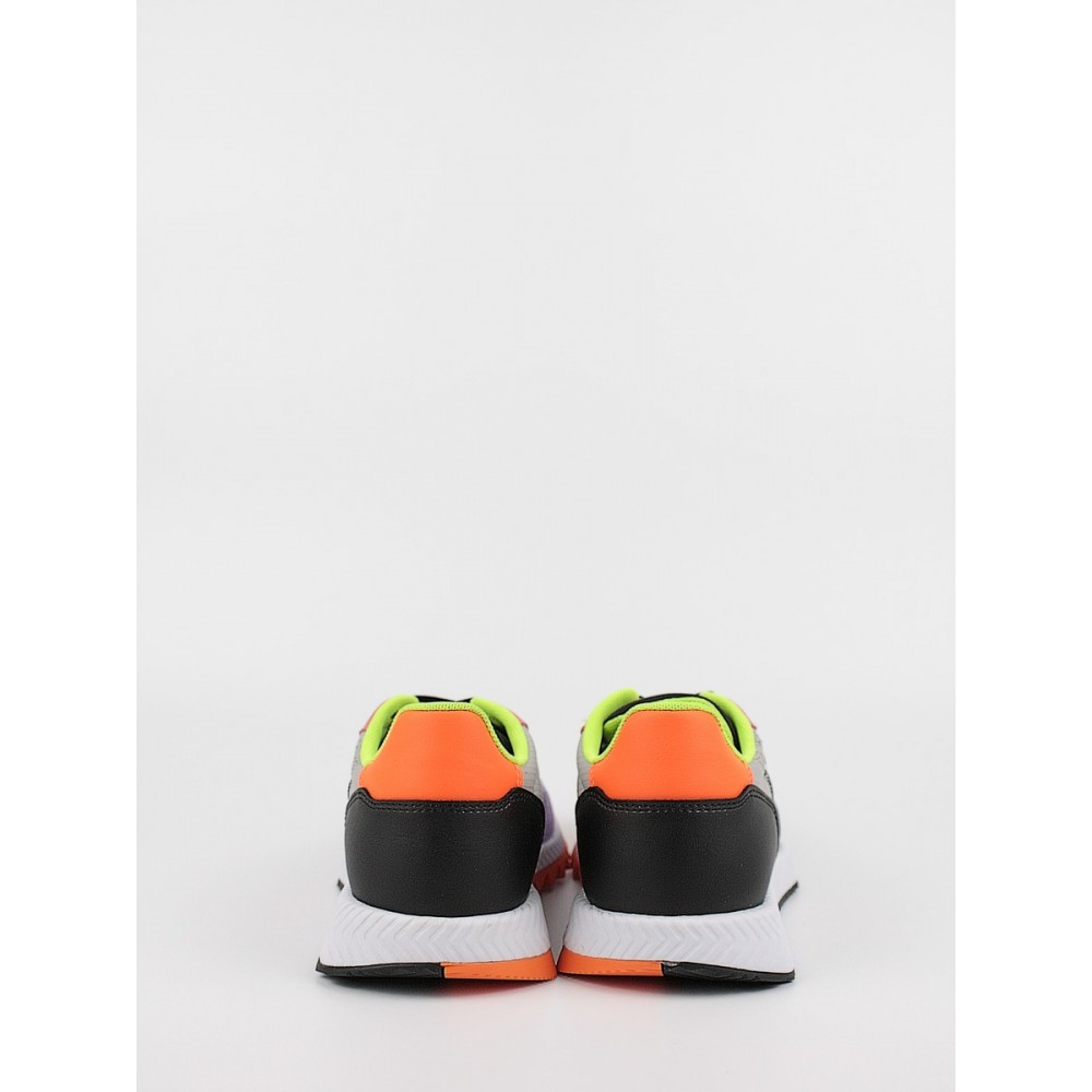 Γυναικείο Sneaker Tommy Hilfiger Wmn Track Cleat Mix Runner EN0EN01654-XIW Γκρι Υφασμα