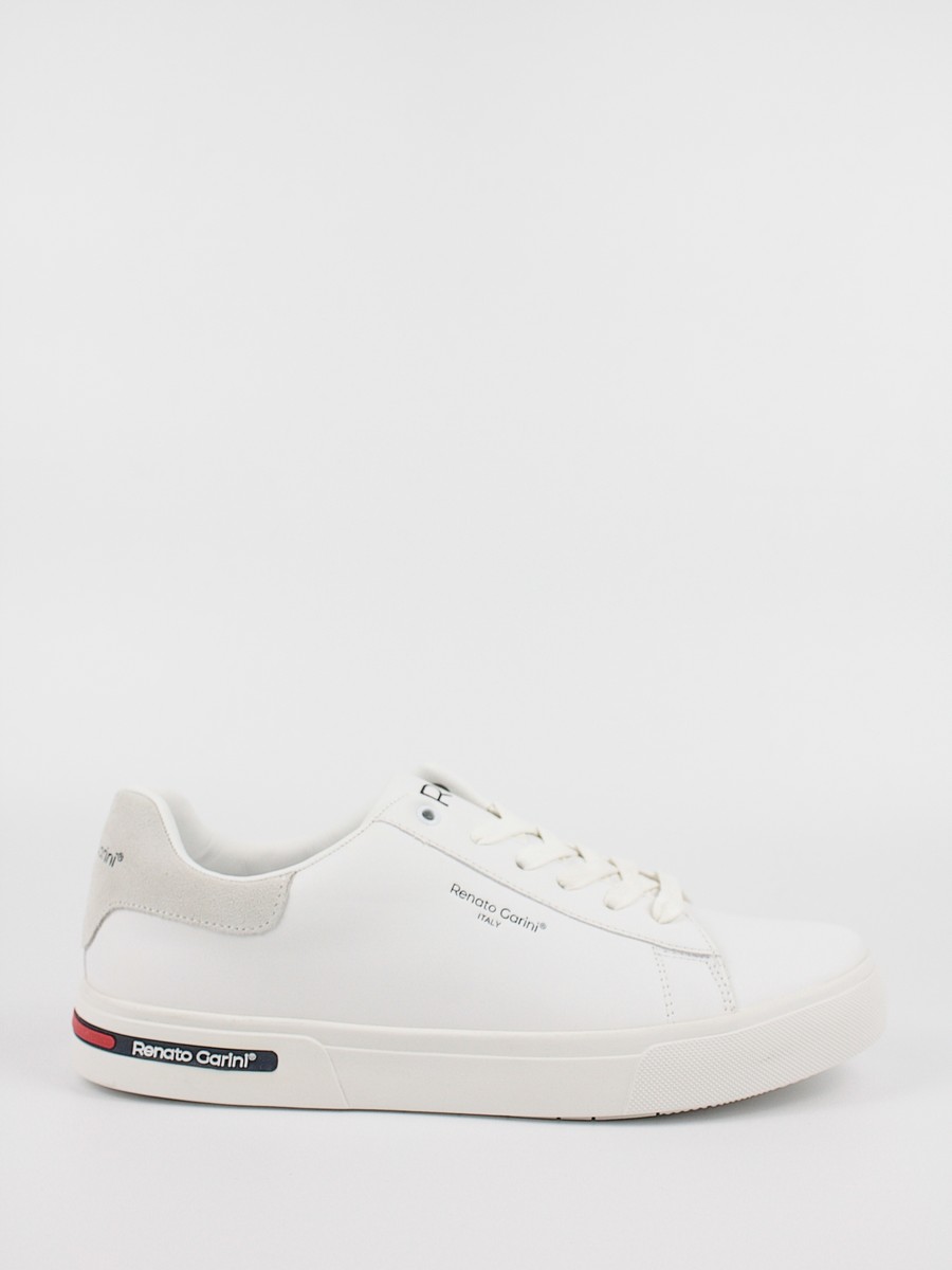 Ανδρικό Sneaker Renato Garini O57007161K22 Ασπρο Συνθετικό