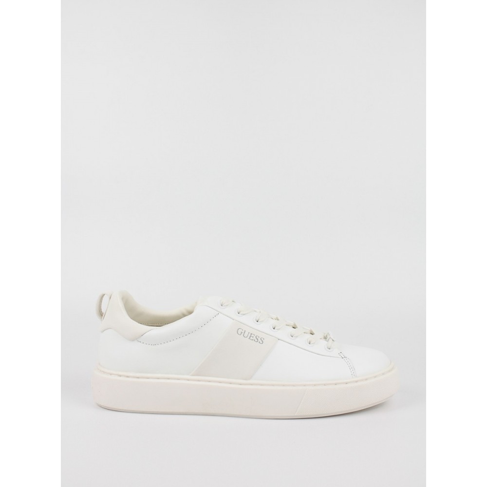 Men Sneaker Guess Vice FM5VICLEA12 WHITE White Leather