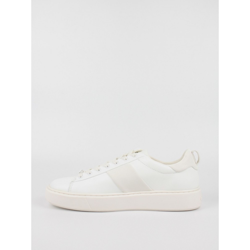 Ανδρικό Sneaker Guess Vice FM5VICLEA12 WHITE Ασπρο Δέρμα