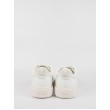 Ανδρικό Sneaker Guess Vice FM5VICLEA12 WHITE Ασπρο Δέρμα