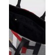 Γυναικεία Τσάντα Tommy Hilfiger Iconic Tommy Tote Mono Applique AW0AW11071-P01 Γκρι Υφασμα