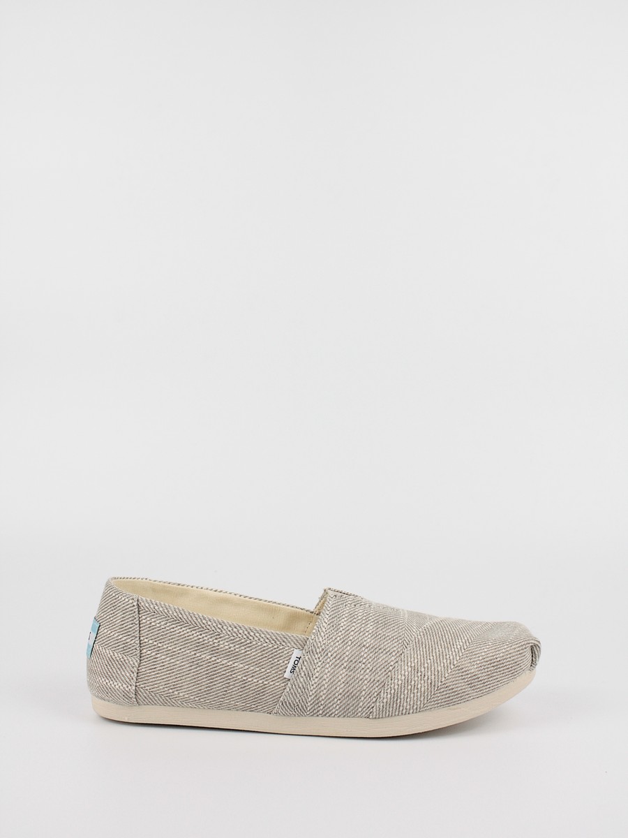 Women's Espadrilles Toms Alpargata 10017746 Beige Fabric