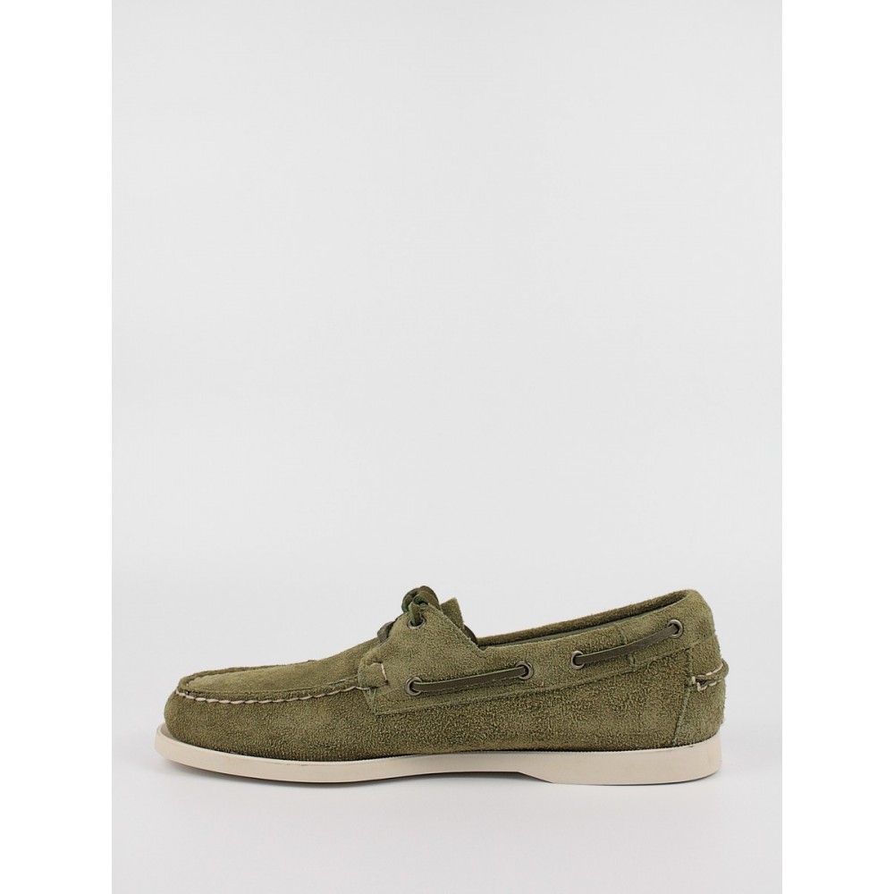 Men\'s Boat Sebago Portland Flesh Out L7111PTW-909R Khaki Suede