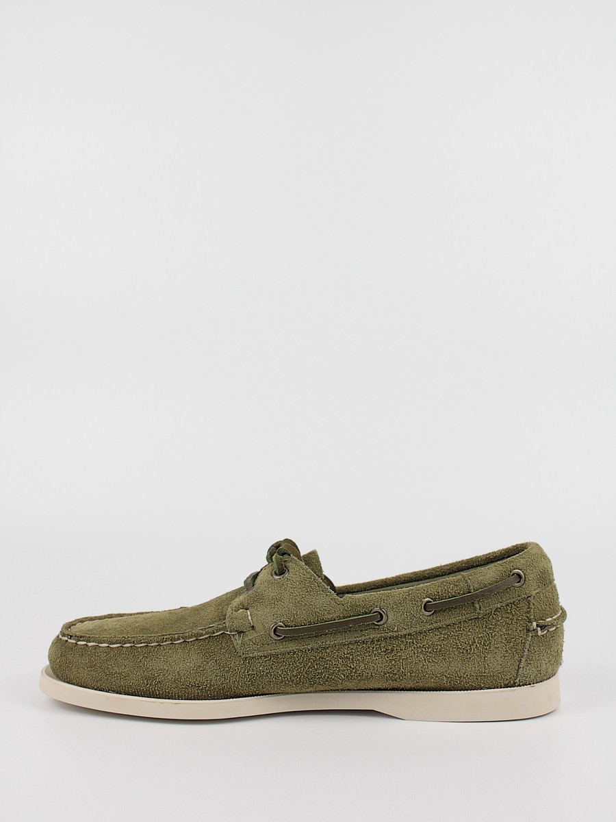 Men's Boat Sebago Portland Flesh Out L7111PTW-909R Khaki Suede