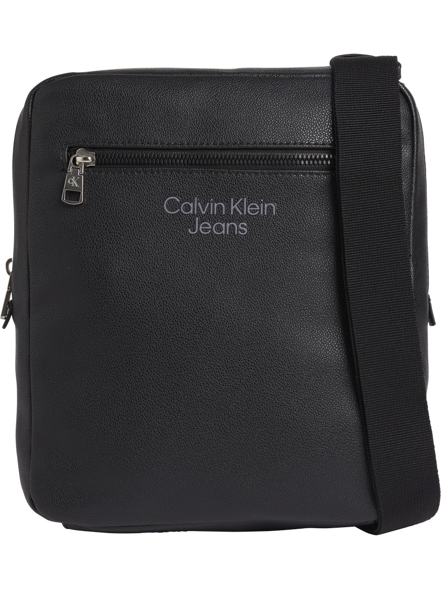 Ανδρικό Τσαντάκι Calvin klein Micro Pebble Reporter K50K508770-BDS Μαύρο Συνθετικό