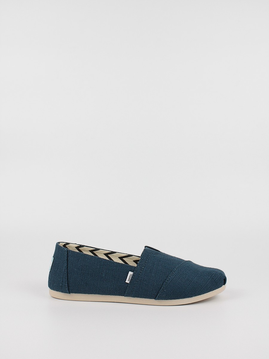 Women's Espadrilles Toms Alpargata 10017718 Blue Fabric